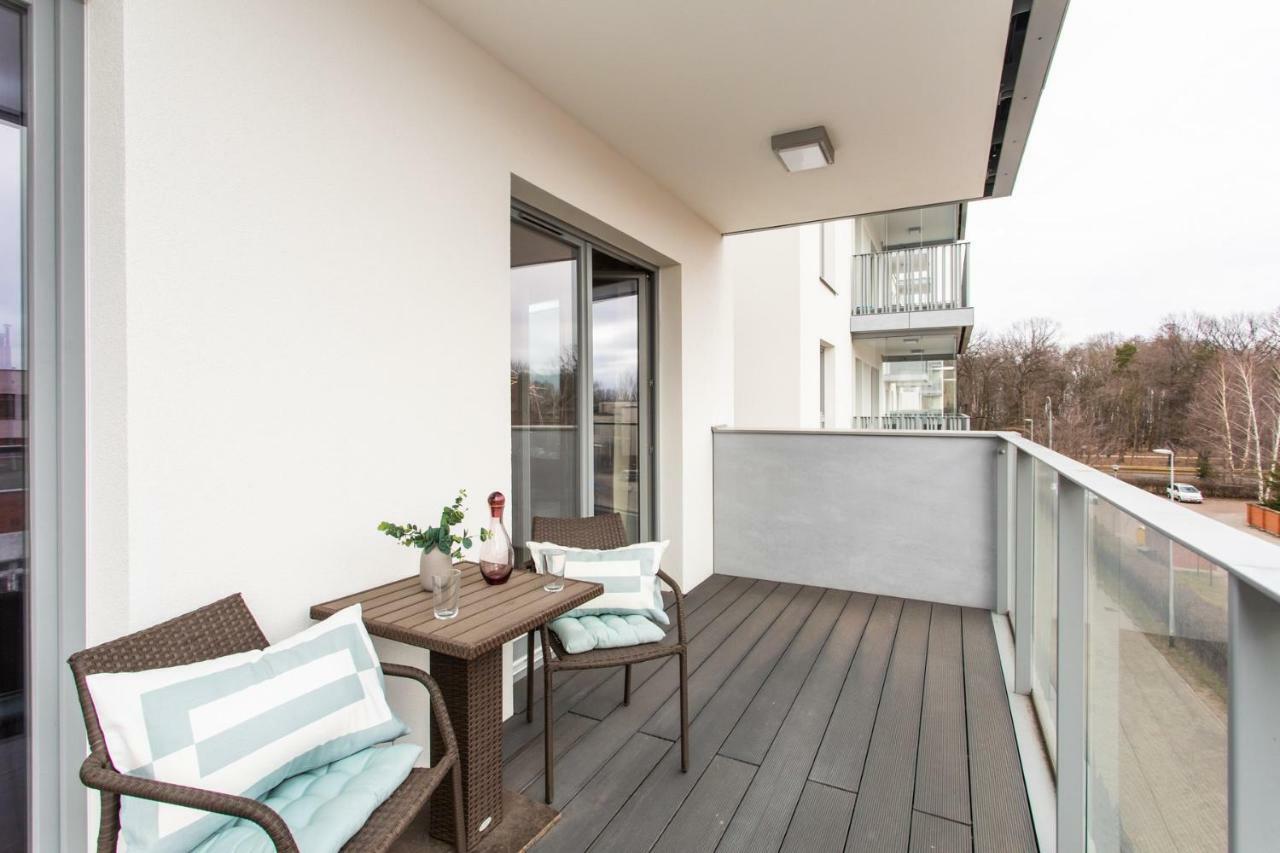 Seaside Beach Przy Plazy - Parking - Praia Apartments - Ergo Polsat Plus Arena Гданск Екстериор снимка