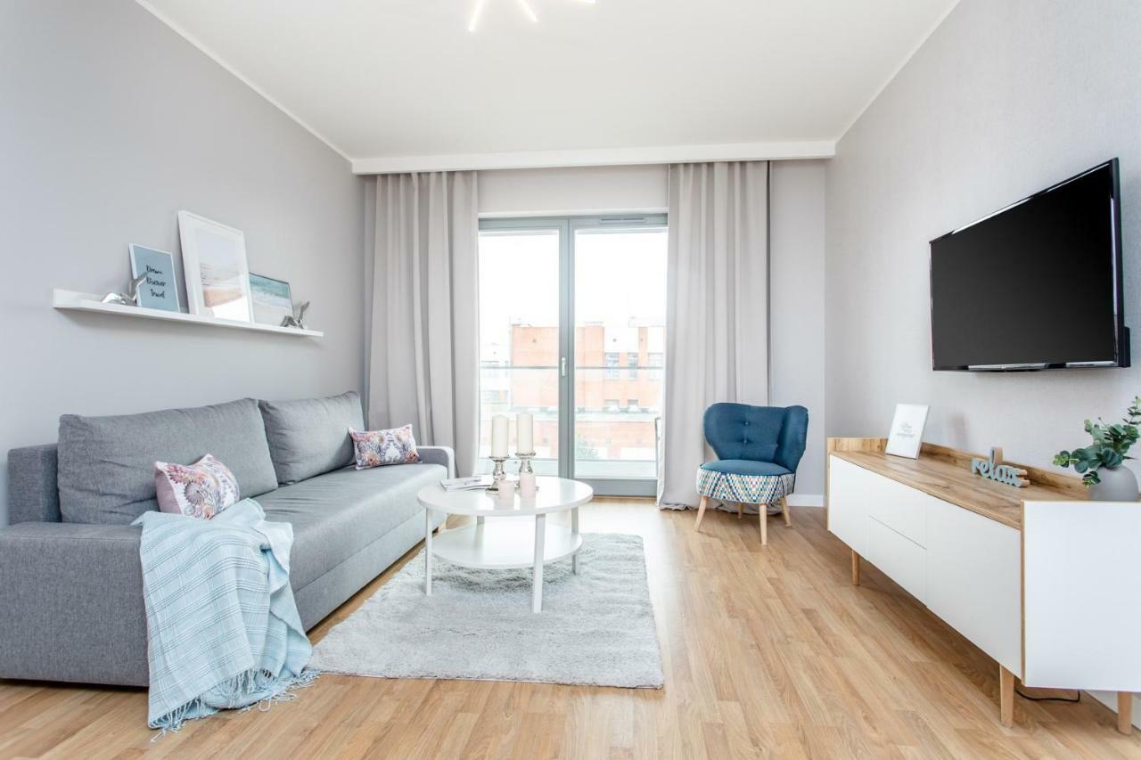 Seaside Beach Przy Plazy - Parking - Praia Apartments - Ergo Polsat Plus Arena Гданск Екстериор снимка